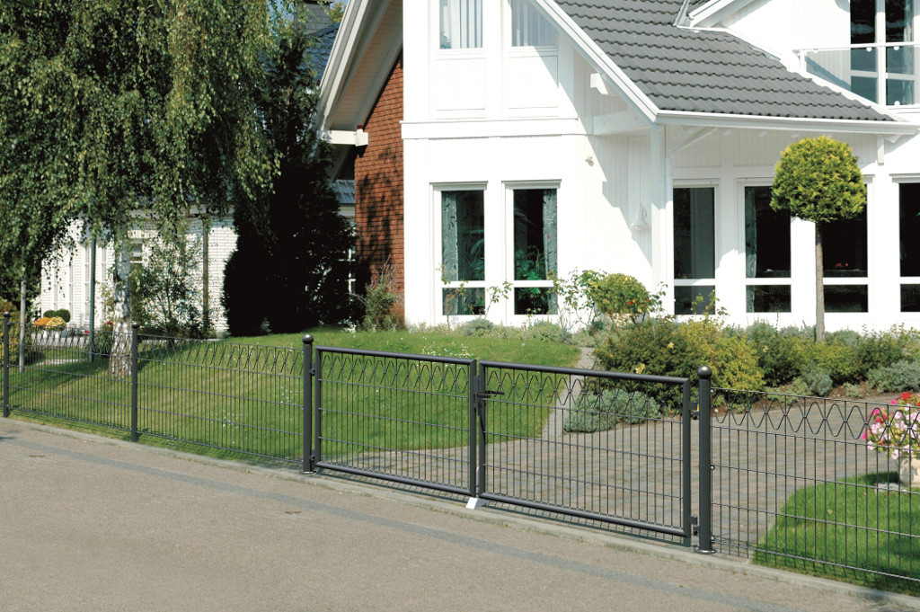 Doppelstabmatten TorSet Eleganz, 297x104cm, anthr.met, 549 EUR
