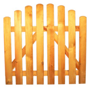 Türchen Kiefernholz kdi 100cm Bogenform oben, verschraubt