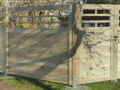 Lamellenzaun und Sichtschutztür mit 49cm hohem Zierelement "Anna", kesseldruckimprägniert, Kundenfoto