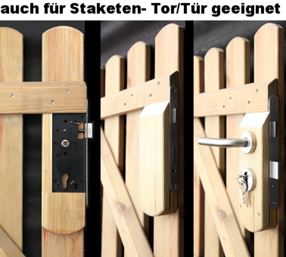 Schließsets für Gartentüren und Doppelflügel-HolzTore ab 39,99EUR