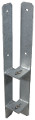 Eck-H-Anker für E-Holzpfosten der Lamellenzäune bzw. Sichtschutzzäune