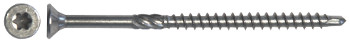 Schrauben 5x80 mm Torx, V2A Edelstahl, mit Fräßrippen, Reibgewinde und Bohrspitze